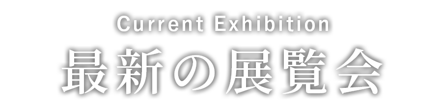 最新の展覧会 The latest exhibition